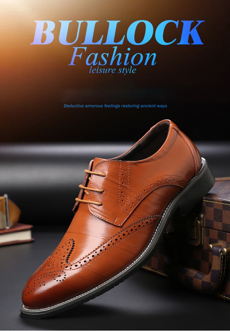 Zapatos De Vestir De Charol Para Hombre Calzado De Cuero De Lujo