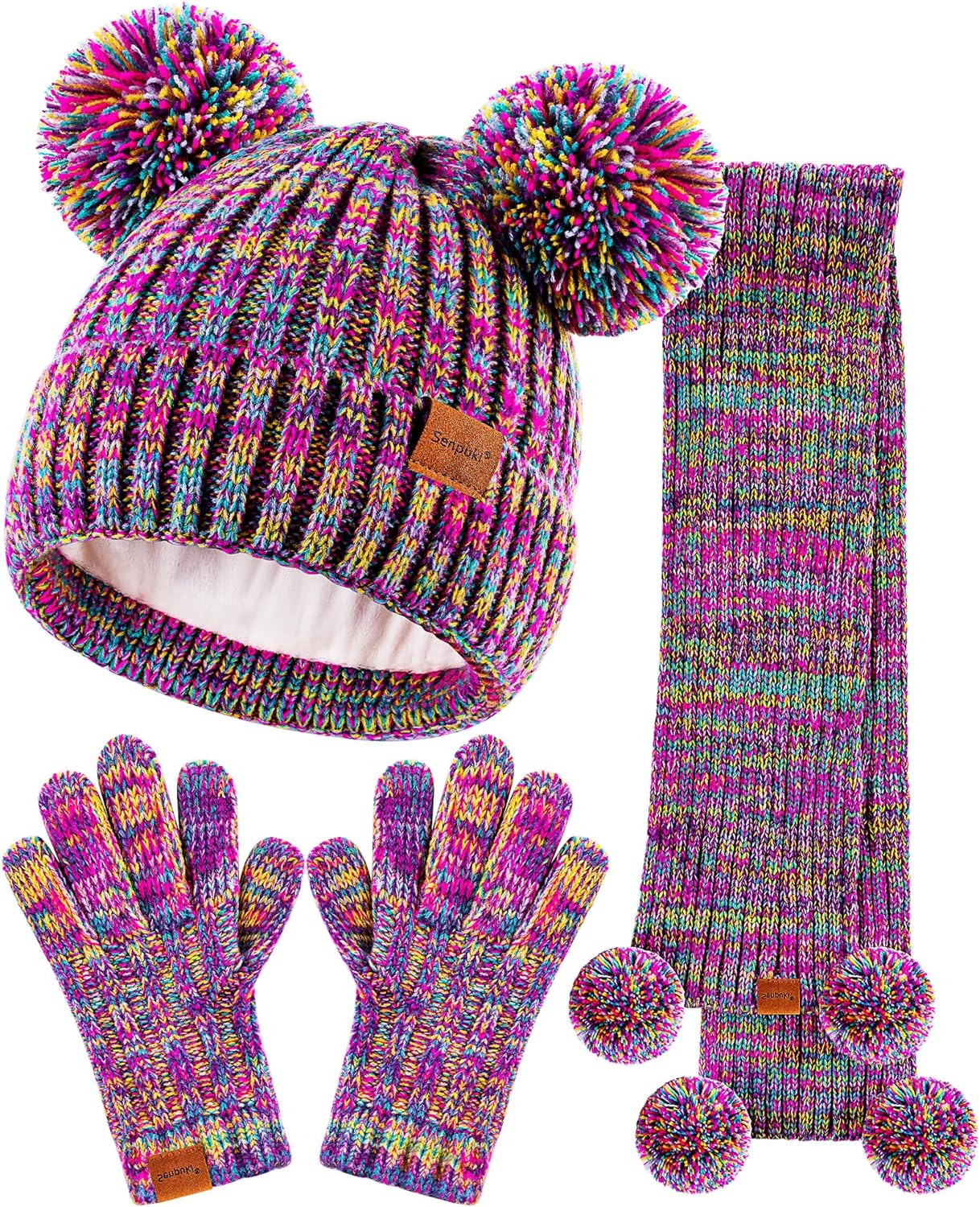 Kids gloves and hat set sale